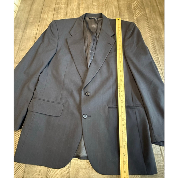 Vintage Burberrys’ 100% Wool Blazer Men’s 42-44R 2-Button Sport Coat USA - Picture 4 of 13